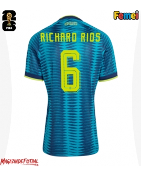 Columbia Richard Rios #6 Echipament de Fotbal Replică Mondial 2026 Femei Deplasare Columbia Richard Rios #6 Echipament de Fotbal Replică Mondial 2026 Femei Deplasare